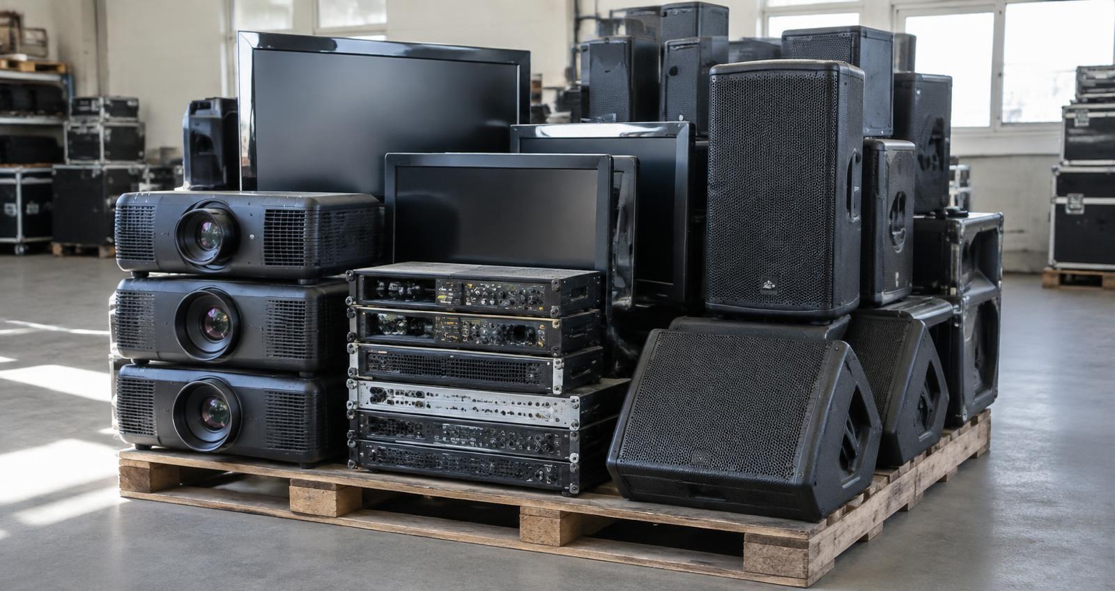 AV and PA Equipment Disposal: What Happens to Old Projectors, Screens and Speakers