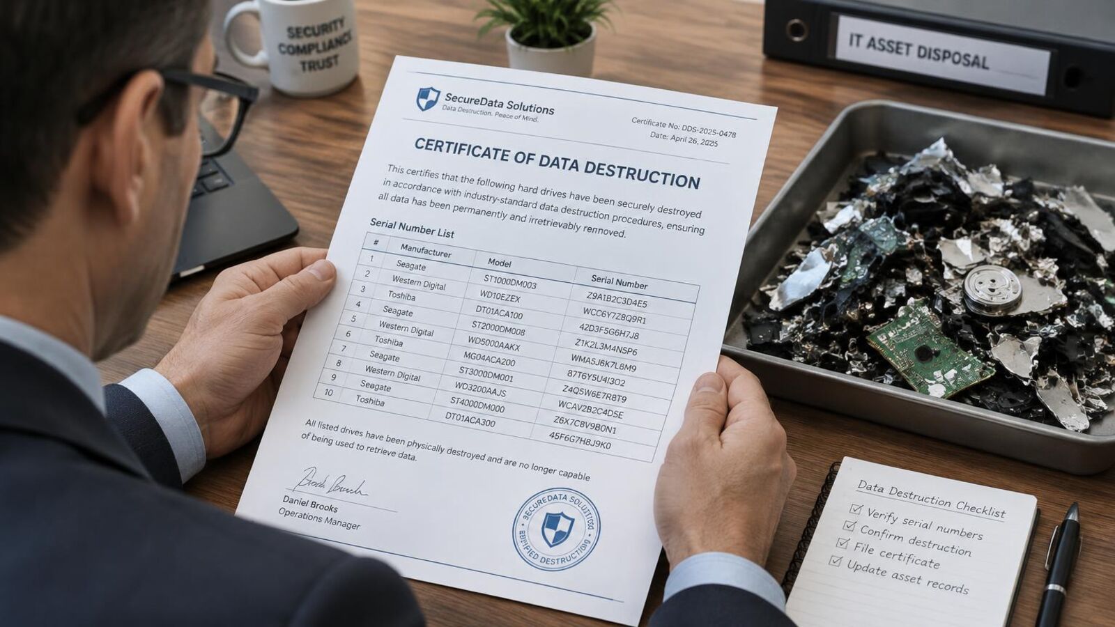 Certified Data Destruction: What Your Certificate Must Include