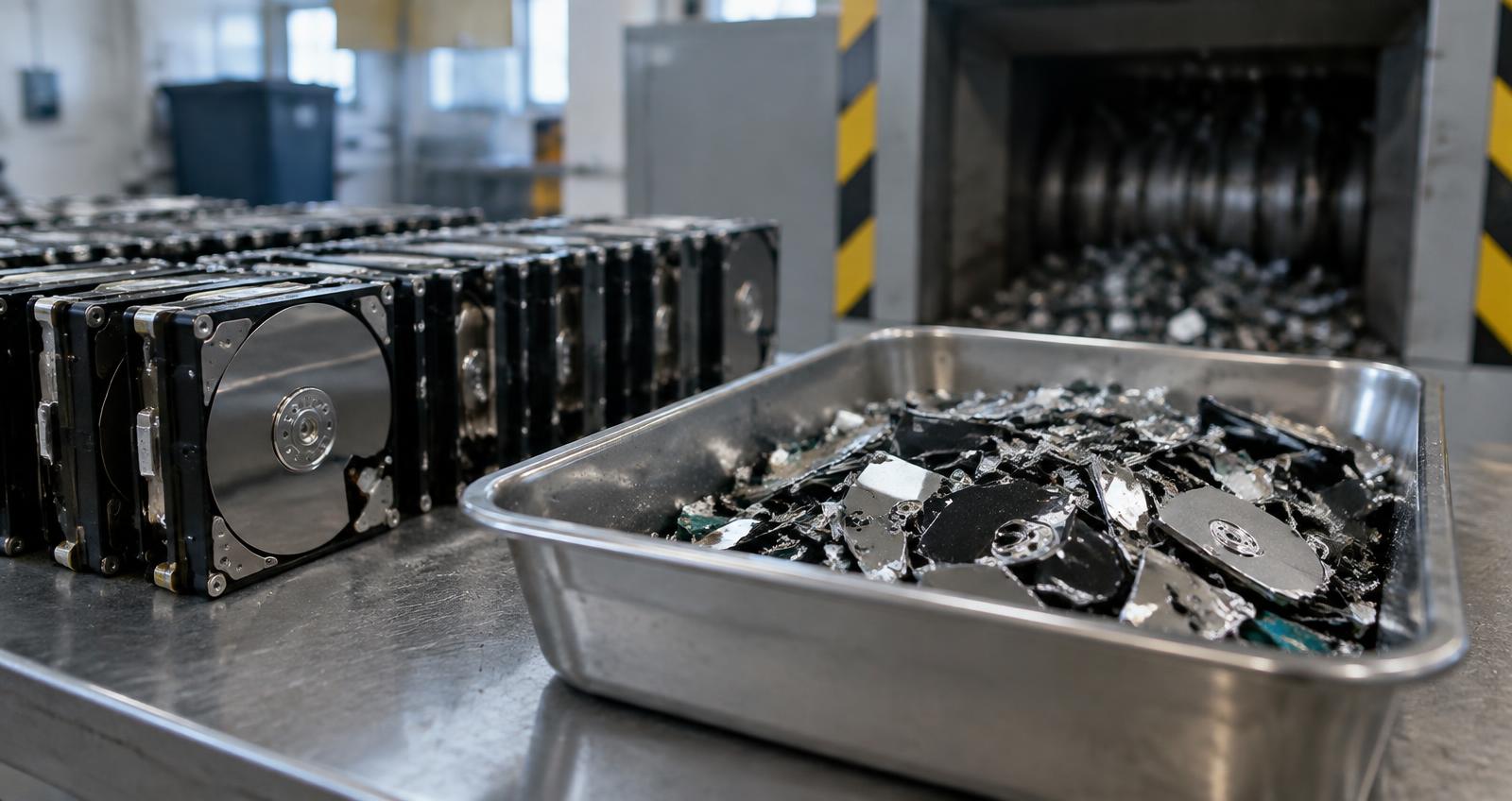 Hard Drive Shredding, Degaussing or Secure Wiping: Which Does Your Business Actually Need?